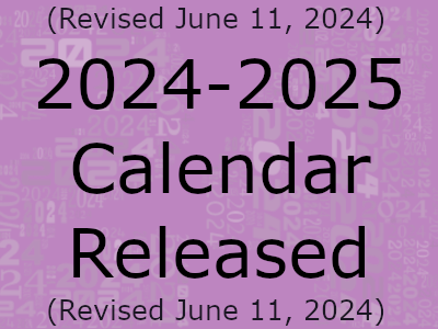 2024-2025 School Calendar